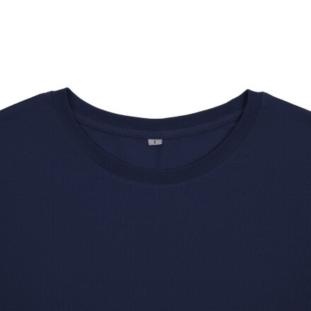 Футболка унисекс оверсайз Crosstown, темно-синяя Футболка унисекс оверсайз Crosstown, темно-синяя