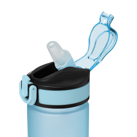 Бутылка для воды Флип мини (Flip mini), голубая Бутылка для воды Флип мини (Flip mini), голубая