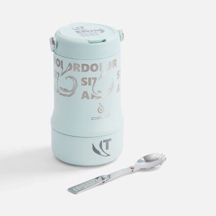 Термос для еды Tabenodo, голубой