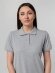 Рубашка поло женская Virma Stretch Lady, серый меланж с нанесением логотипа