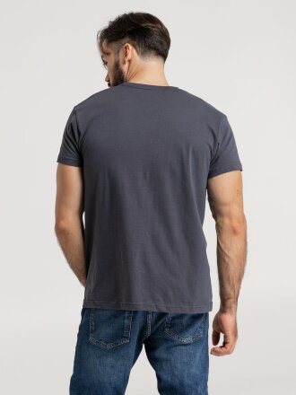 Футболка унисекс Firm Wear, темно-серая Футболка унисекс Firm Wear, темно-серая