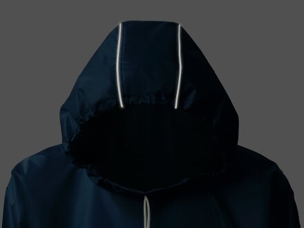 Дождевик - пончо Galaxy со светоотражающими элементами, классический синий Дождевик - пончо Galaxy со светоотражающими элементами, классический синий