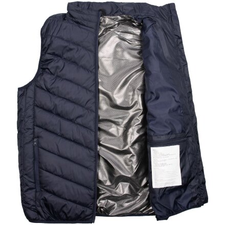 Жилет с подогревом Thermalli Valmorel, темно-синий Жилет с подогревом Thermalli Valmorel, темно-синий