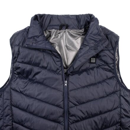 Жилет с подогревом Thermalli Valmorel, темно-синий Жилет с подогревом Thermalli Valmorel, темно-синий