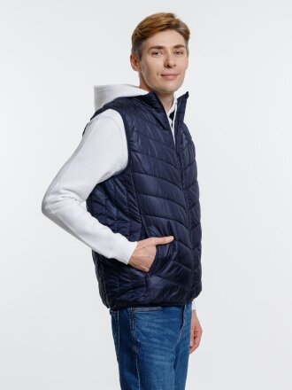 Жилет с подогревом Thermalli Valmorel, темно-синий Жилет с подогревом Thermalli Valmorel, темно-синий
