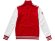 Толстовка Varsity, красный/натуральный белый