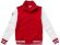 Толстовка Varsity, красный/натуральный белый