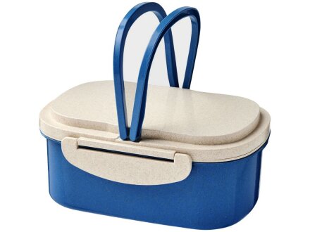 Ланч-бокс Shen из пшеничного соломенного волокна, синий Ланч-бокс Shen из пшеничного соломенного волокна, синий