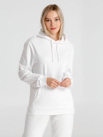 Толстовка с капюшоном унисекс Hoodie, белая Толстовка с капюшоном унисекс Hoodie, белая
