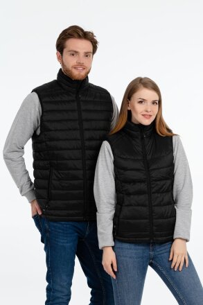 Жилет компактный мужской Stavanger, черный Жилет компактный мужской Stavanger, черный