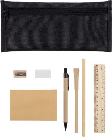 Канцелярский набор Scribe, с блокнотом, черный Канцелярский набор Scribe, с блокнотом, черный