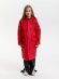Дождевик детский RainDrop Kids, красный с нанесением логотипа