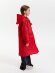Дождевик детский RainDrop Kids, красный с нанесением логотипа