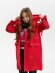 Дождевик детский RainDrop Kids, красный с нанесением логотипа
