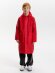 Дождевик детский RainDrop Kids, красный с нанесением логотипа