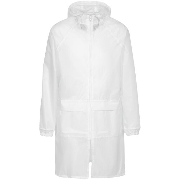 Дождевик Rainman Zip Pro, белый с нанесением логотипа