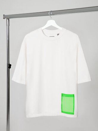 Футболка оверсайз унисекс Kosmos 2.0, кремовая Футболка оверсайз унисекс Kosmos 2.0, кремовая