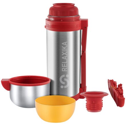 Термос для еды и напитков Relaxika 1500, стальной Термос для еды и напитков Relaxika 1500, стальной
