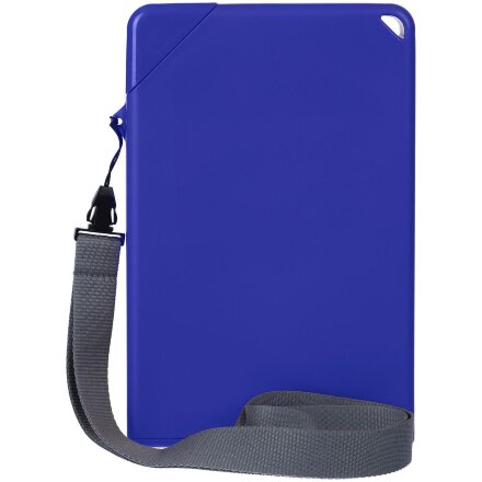 Плоская бутылка для воды Flacon, синяя Плоская бутылка для воды Flacon, синяя