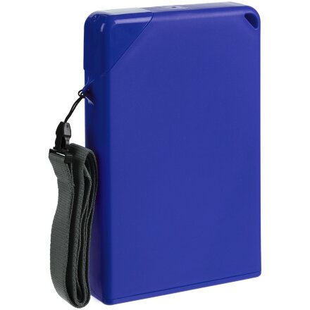 Плоская бутылка для воды Flacon, синяя Плоская бутылка для воды Flacon, синяя