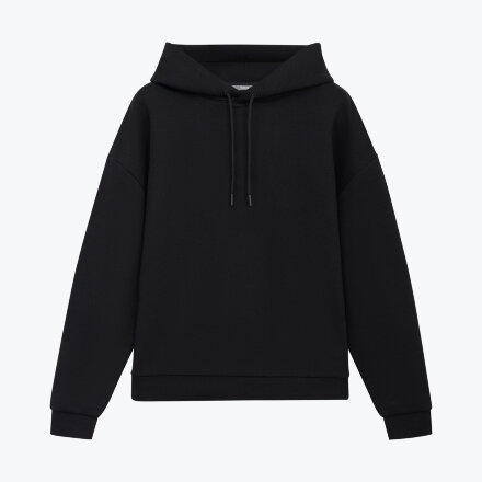 Худи релакс унисекс Баланс (Balance), с начесом, черный, размер 3XL/4XL