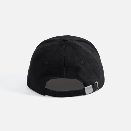 Бейсболка Long Beach, черная с красным Бейсболка Long Beach, черная с красным