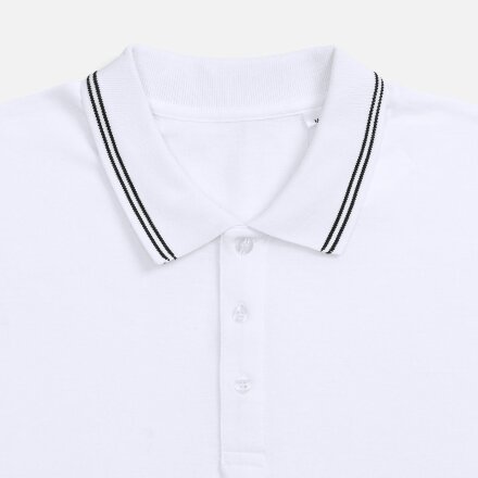 Рубашка поло Virma Stripes, белая Рубашка поло Virma Stripes, белая