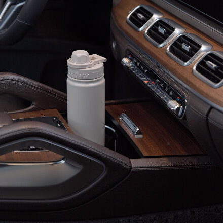 Термобутылка вакуумная герметичная Savona, бежевая