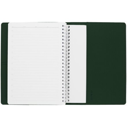 Ежедневник Spring Touch, недатированный, зеленый Ежедневник Spring Touch, недатированный, зеленый