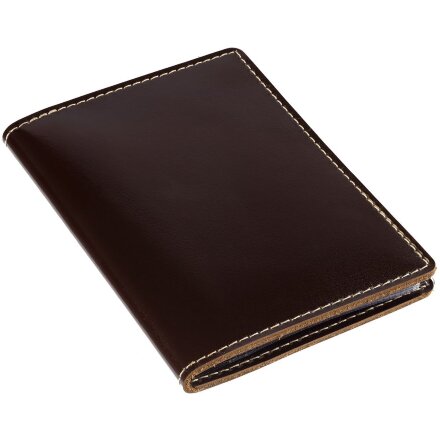 Обложка для автодокументов «Комфорт», темно-коричневая Обложка для автодокументов «Комфорт», темно-коричневая