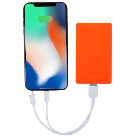 Внешний аккумулятор Easy Trick, 4000 мАч, оранжевый Внешний аккумулятор Easy Trick, 4000 мАч, оранжевый