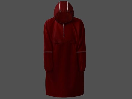 Дождевик - пончо Galaxy со светоотражающими элементами, красный Дождевик - пончо Galaxy со светоотражающими элементами, красный