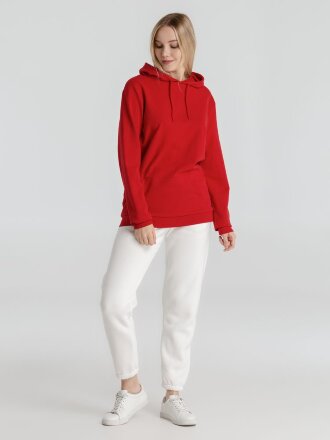 Толстовка с капюшоном унисекс Hoodie, красная