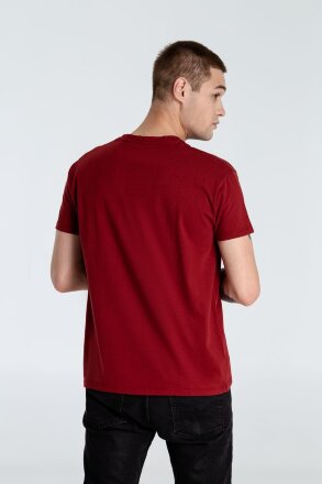 Футболка A God is High, гранатово-красная Футболка A God is High, гранатово-красная