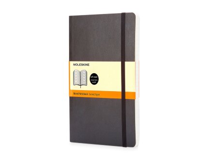 Записная книжка Moleskine Classic Soft (в линейку), Pocket (9х14 см), черный Записная книжка Moleskine Classic Soft (в линейку), Pocket (9х14 см), черный