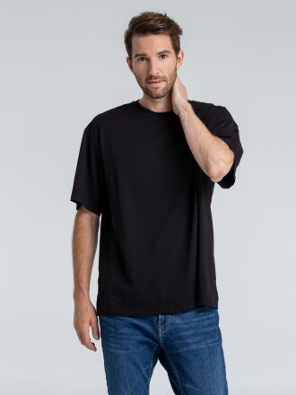 Футболка оверсайз «Чистая соль», черная Футболка оверсайз «Чистая соль», черная