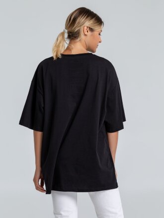 Футболка оверсайз «Чистая соль», черная Футболка оверсайз «Чистая соль», черная