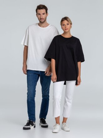 Футболка оверсайз «Чистая соль», черная Футболка оверсайз «Чистая соль», черная
