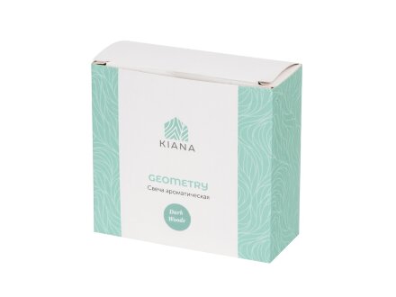 Свеча в декоративном стакане Geometry, черный Свеча в декоративном стакане Geometry, черный