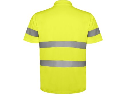 Поло Polaris мужское, неоновый желтый