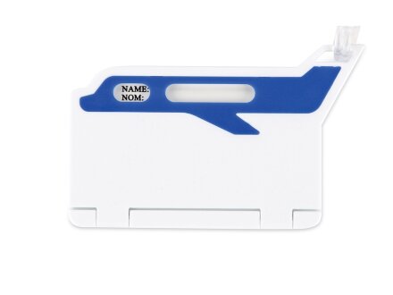 Бирка для багажа Hop, белый/синий Бирка для багажа Hop, белый/синий