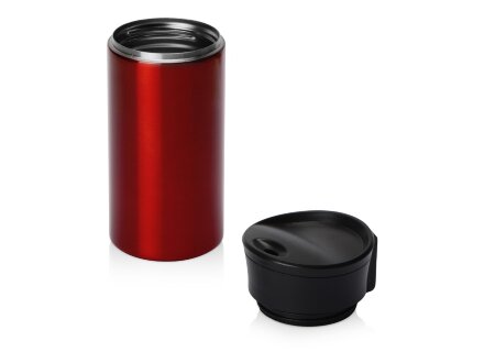 Вакуумная термокружка с кнопкой Upgrade, Waterline, тубус, красный Вакуумная термокружка с кнопкой Upgrade, Waterline, тубус, красный