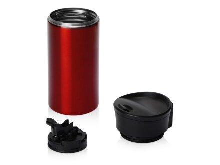 Вакуумная термокружка с кнопкой Upgrade, Waterline, тубус, красный Вакуумная термокружка с кнопкой Upgrade, Waterline, тубус, красный