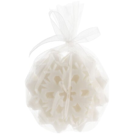 Свеча Snowflame 3, белая, 8 см Свеча Snowflame 3, белая, 8 см