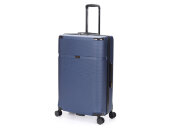 Чемодан TORBER Onego, синий, ABS-пластик, 79,5 х 51 х 29 см, 103 л