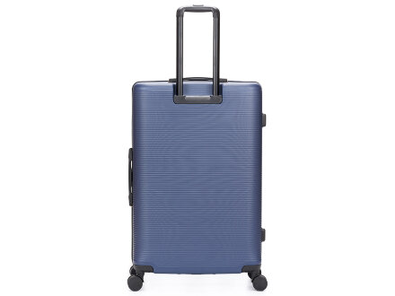 Чемодан TORBER Onego, синий, ABS-пластик, 79,5 х 51 х 29 см, 103 л
