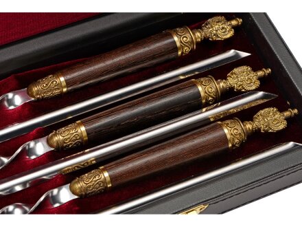 Набор шампуров Россия Набор шампуров Россия