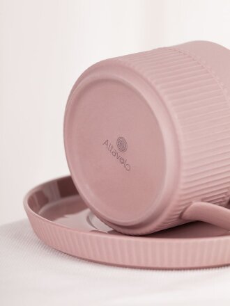 Чайная пара Pastello Moderno, розовая Чайная пара Pastello Moderno, розовая