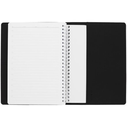 Ежедневник Spring Touch, недатированный, черный Ежедневник Spring Touch, недатированный, черный