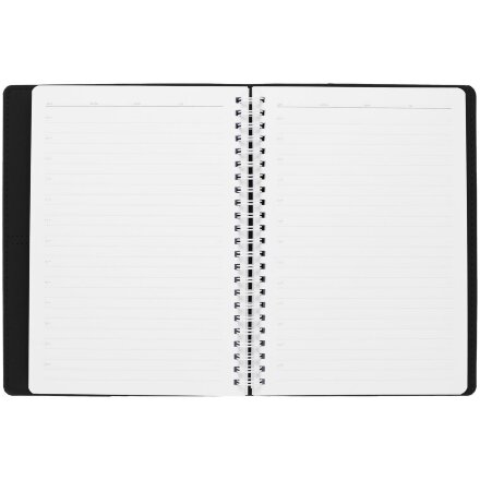 Ежедневник Spring Touch, недатированный, черный Ежедневник Spring Touch, недатированный, черный